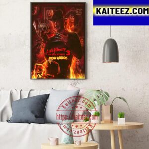 Official Poster For A Nightmare On Elm Street 3 Dream Warriors Movie Art Decor Poster Canvas