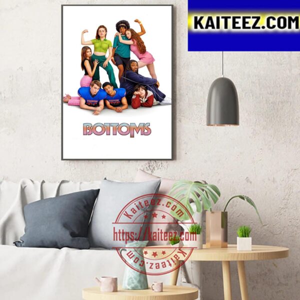 Official Poster For Bottoms Movie Art Decor Poster Canvas