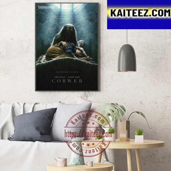 Official Poster For Cobweb With Starring Lizzy Caplan And Antony Starr Art Decor Poster Canvas