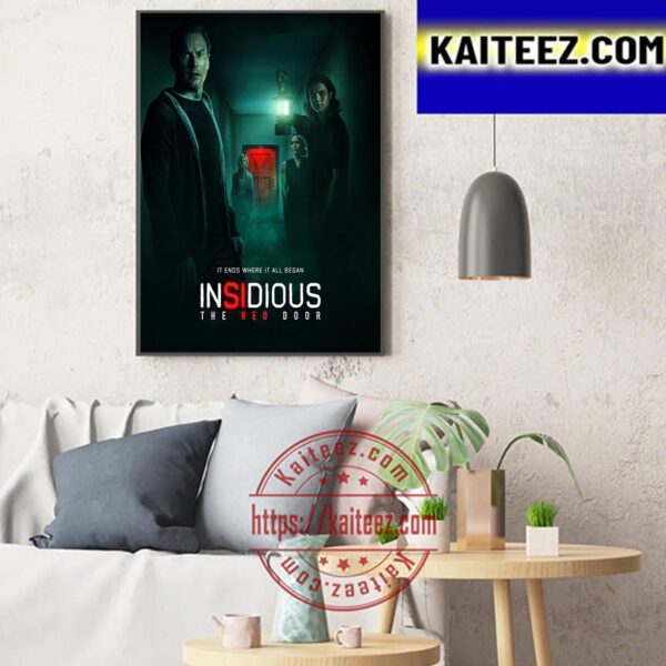 Official Poster For Insidious The Red Door Art Decor Poster Canvas