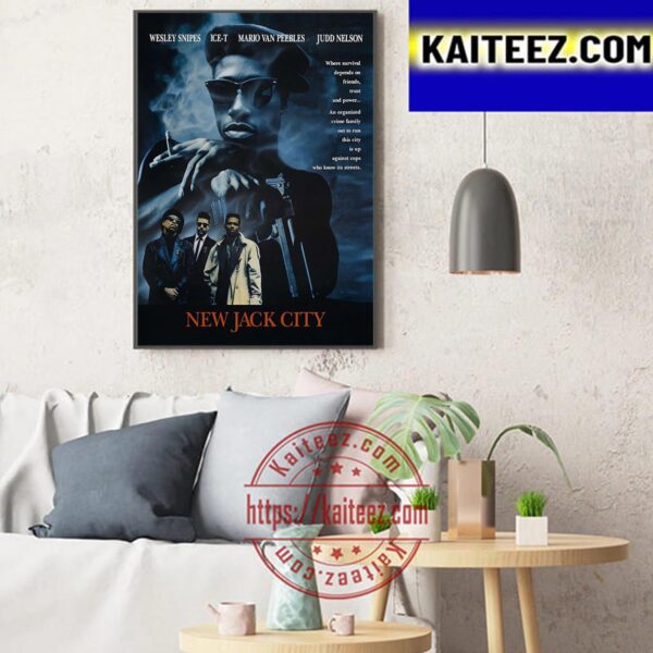 Official Poster For New Jack City Art Decor Poster Canvas