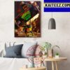 Paul Rudd Is Mondo Gecko In Teenage Mutant Ninja Turtles Mutant Mayhem Art Decor Poster Canvas