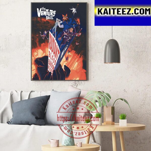 Official Poster For The Venture Bros Radiant Is The Blood Of The Baboon Heart Art Decor Poster Canvas