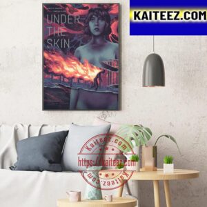 Official Poster For Under The Skin With Starring Scarlett Johansson Art Decor Poster Canvas