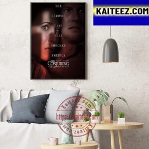 Official Poster Movie For The Conjuring The Devil Made Me Do It Art Decor Poster Canvas