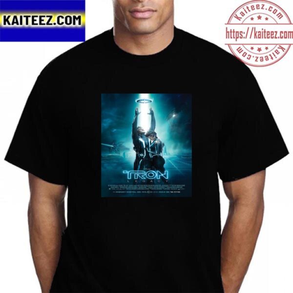 Official Poster Tron Legacy Of Disney Vintage T-Shirt