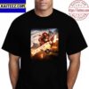 Official Vector Art For Poster The Flash Worlds Collide Vintage T-Shirt