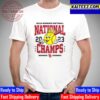 Oklahoma Sooners Champion 2023 NCAA Softball Womens College World Series Champions Vintage T-Shirt