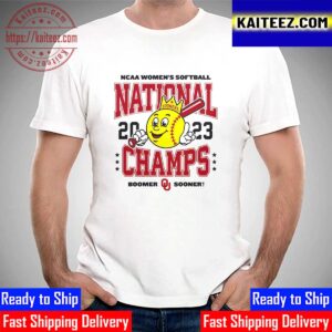 Oklahoma 2023 Softball WCWS Champions Baseball Vintage T-Shirt