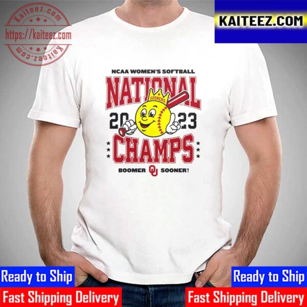 Oklahoma 2023 Softball WCWS Champions Baseball Vintage T-Shirt