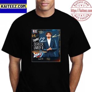 Oklahoma City Thunder Select Dereck Lively II With The 12th Pick Of The 2023 NBA Draft Vintage T-Shirt