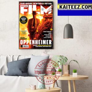 Oppenheimer Is On The Cover Of The New Issue Of Total Film Magazine Art Decor Poster Canvas