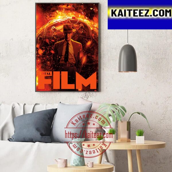 Oppenheimer On The Cover Total Film Magazine Issue Art Decor Poster Canvas