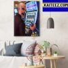 Pep Guardiola Wins His Third Champions League Trophy Art Decor Poster Canvas