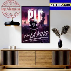 Pierre-Luc Dubois Is An Los Angeles Kings In NHL Art Decor Poster Canvas