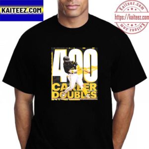 Pittsburgh Pirates Andrew McCutchen 400 Career Doubles In MLB Vintage T-Shirt