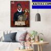 Rocky And Denver Nuggets Are 2022-23 NBA Champions Art Decor Poster Canvas