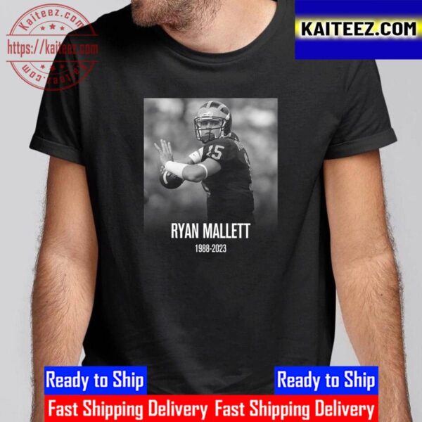 Rest In Peace Ryan Mallett 1988 2023 Vintage T-Shirt