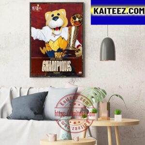 Rocky And Denver Nuggets Are 2022-23 NBA Champions Art Decor Poster Canvas