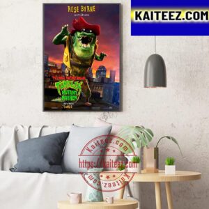 Rose Byrne Is Leatherhead In Teenage Mutant Ninja Turtles Mutant Mayhem Art Decor Poster Canvas