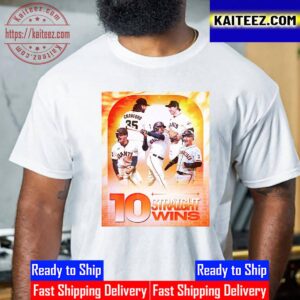 San Francisco Giants 10 Straight Wins Vintage T-Shirt