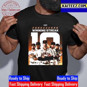 San Francisco Giants 10 Winning Streak Vintage T-Shirt