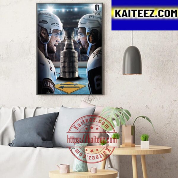 Sasha Barkov Vs Mark Stone Head-To-Head For The Stanley Cup Art Decor Poster Canvas