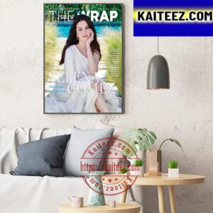 Selena Gomez Stuns On The Cover Of The Wrap Art Decor Poster Canvas