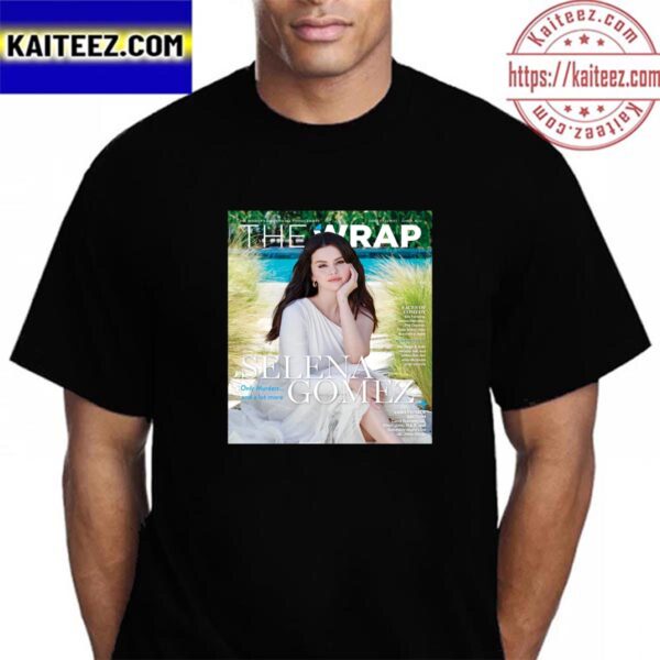 Selena Gomez Stuns On The Cover Of The Wrap Vintage T-Shirt