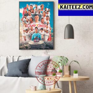 Sevilla 7th UEFA Europa League Champions Art Decor Poster Canvas