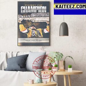 Shea Theodore And Vegas Golden Knights Are 2023 Stanley Cup Champions Art Decor Poster Canvas