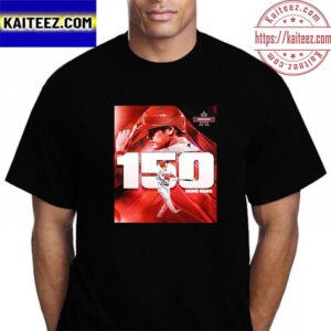 Shohei Ohtani 150 Home Runs With Los Angeles Angels In MLB Vintage T-Shirt