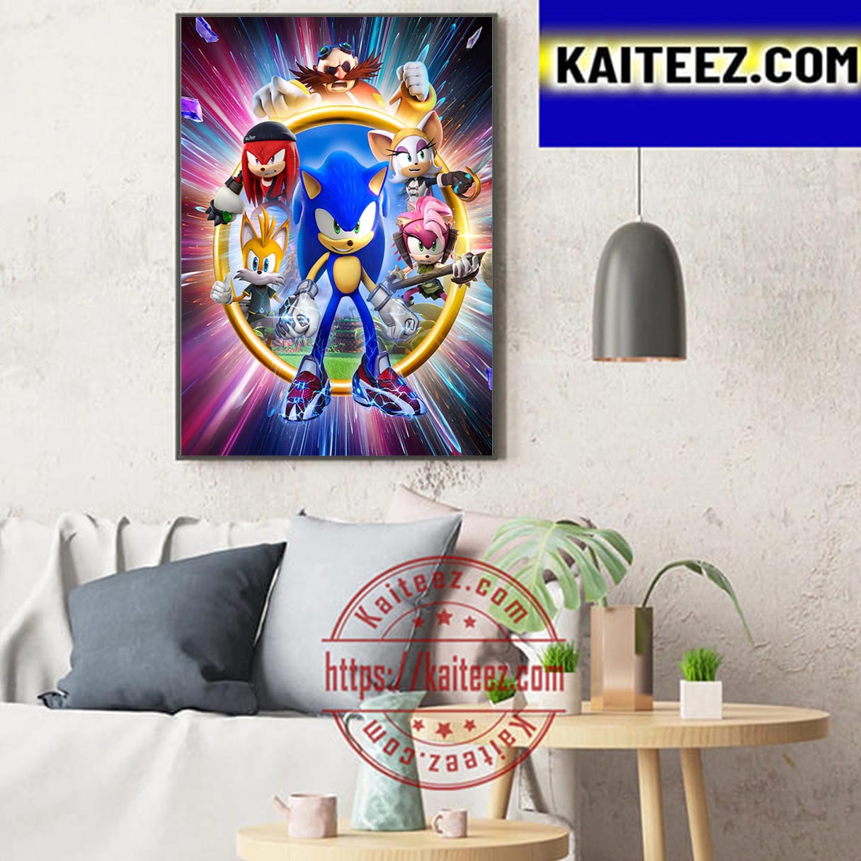 Sonic Prime Season 2 Has Been Confirmed To Be On Netflix July 13th Home  Decor Poster Canvas - Byztee