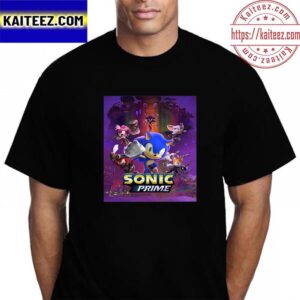 Sonic Prime Season 2 Official Poster Vintage T-Shirt
