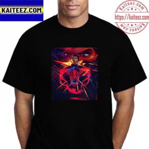 Spider Man 2099 Art Poster For Spider Man Across The Spider Verse Vintage T-Shirt