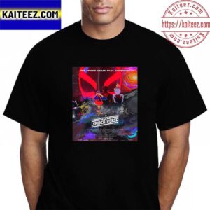 Spider Man Across The Spider Verse New Poster Art By Fan Vintage T-Shirt