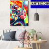 Spider Man And Gwen Stacy In Spider Verse Across The Spider Verse Art Decor Poster Canvas