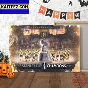 Stanley Cup Champions 2023 Are Vegas Golden Knights Champs Art Decor Poster Canvas
