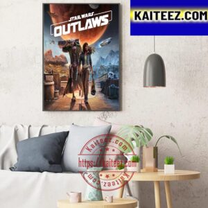 Star Wars Outlaws Open World Star Wars Game Of Ubisoft Releases In 2024 Art Decor Poster Canvas