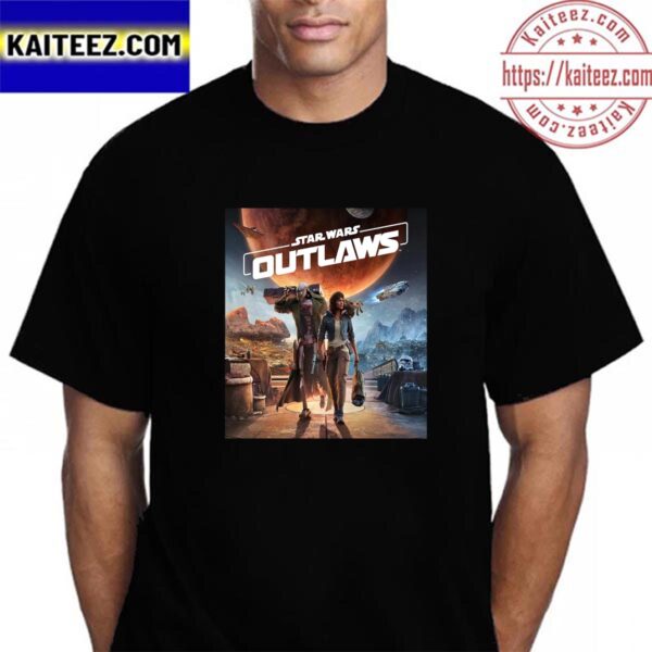 Star Wars Outlaws Open World Star Wars Game Of Ubisoft Releases In 2024 Vintage T-Shirt