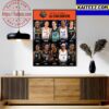 The Calder Memorial Trophy For The Best Rookie In The NHL Matty Beniers Art Decor Poster Canvas