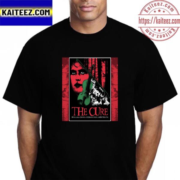 The Cure June 6 2023 Denver Fiddlers Green Amphitheatre Vintage T-Shirt