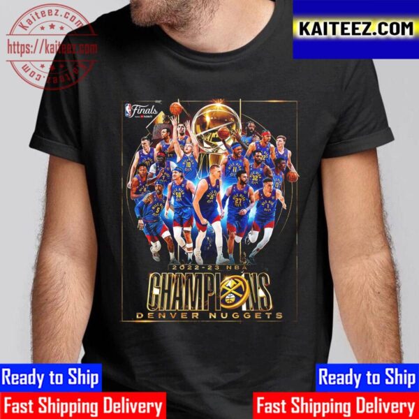 The Denver Nuggets Are The 2022-23 NBA Champions Vintage T-Shirt