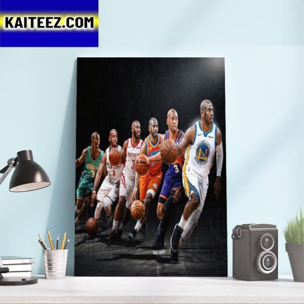 The Evolution Of Chris Paul In NBA Art Decor Poster Canvas