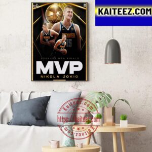 The First NBA Finals MVP For Nikola Jokic Art Decor Poster Canvas