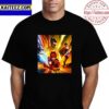 The Flash Worlds Collide Artwork Poster Vintage T-Shirt