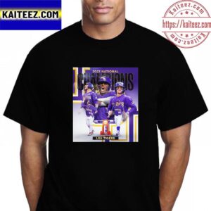 The LSU Tigers Are Kings Of College Baseball With The 7th National Title In History Vintage T-Shirt