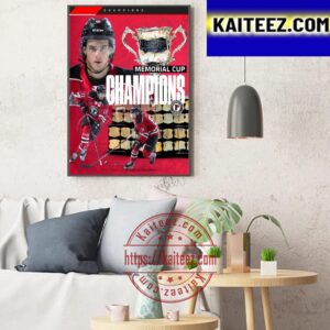 The Quebec Remparts Are 2023 Memorial Cup Champions Art Decor Poster Canvas