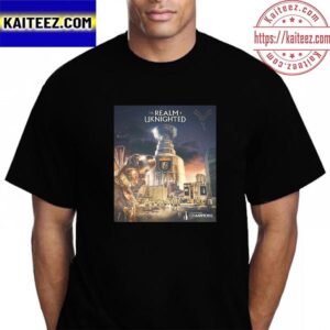 The Realm Is Uknighted Vegas Golden Knights 2023 Stanley Cup Champions Vintage T-Shirt