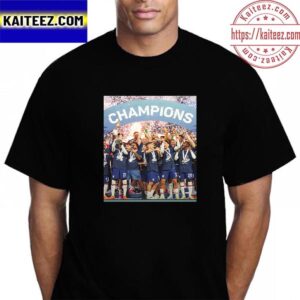 The US Lifts The CONCACAF Nations League Champions 2023 Trophy Vintage T-Shirt